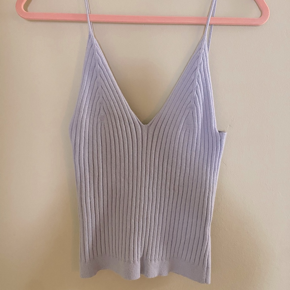 Lavender sweater tank